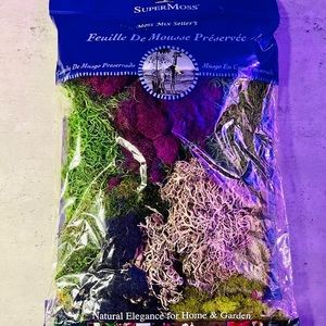 NWT Super Moss Mix Bag Of Preserved Moss For Decorating